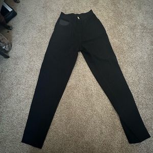 Vintage straight leg black jeans